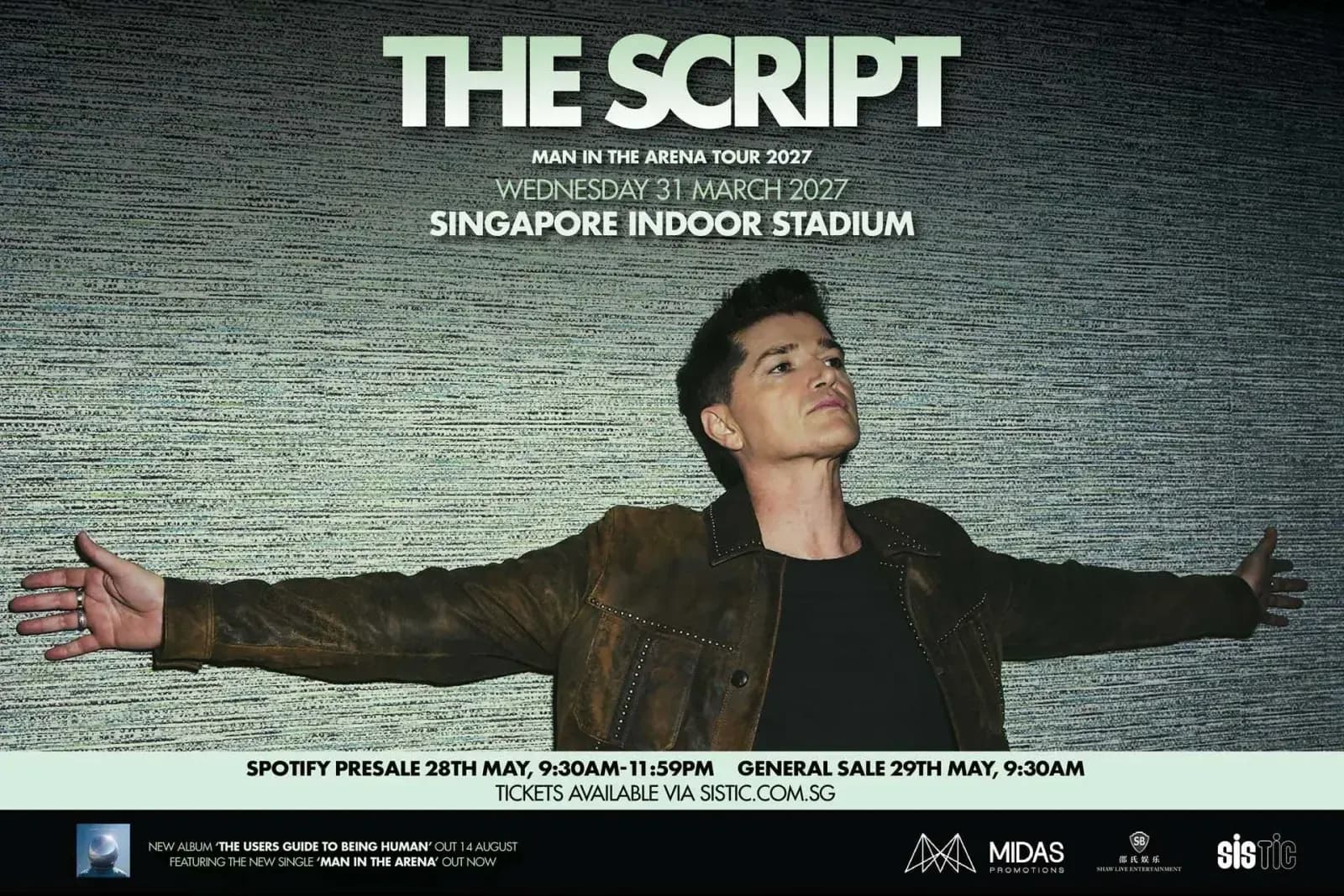 The Script “Man In The Arena” Tour