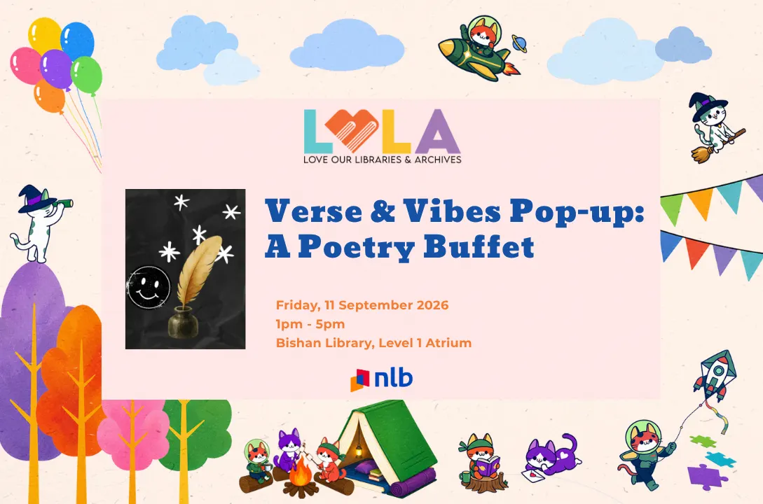 [LOLA 2026] Verse & Vibes Pop-up: A Poetry Buffet