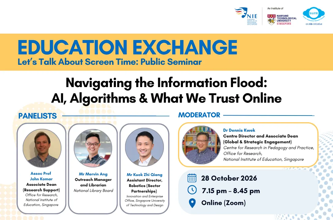 Education Exchange: Navigating the Information Flood – AI, Algorithms & What We Trust Online