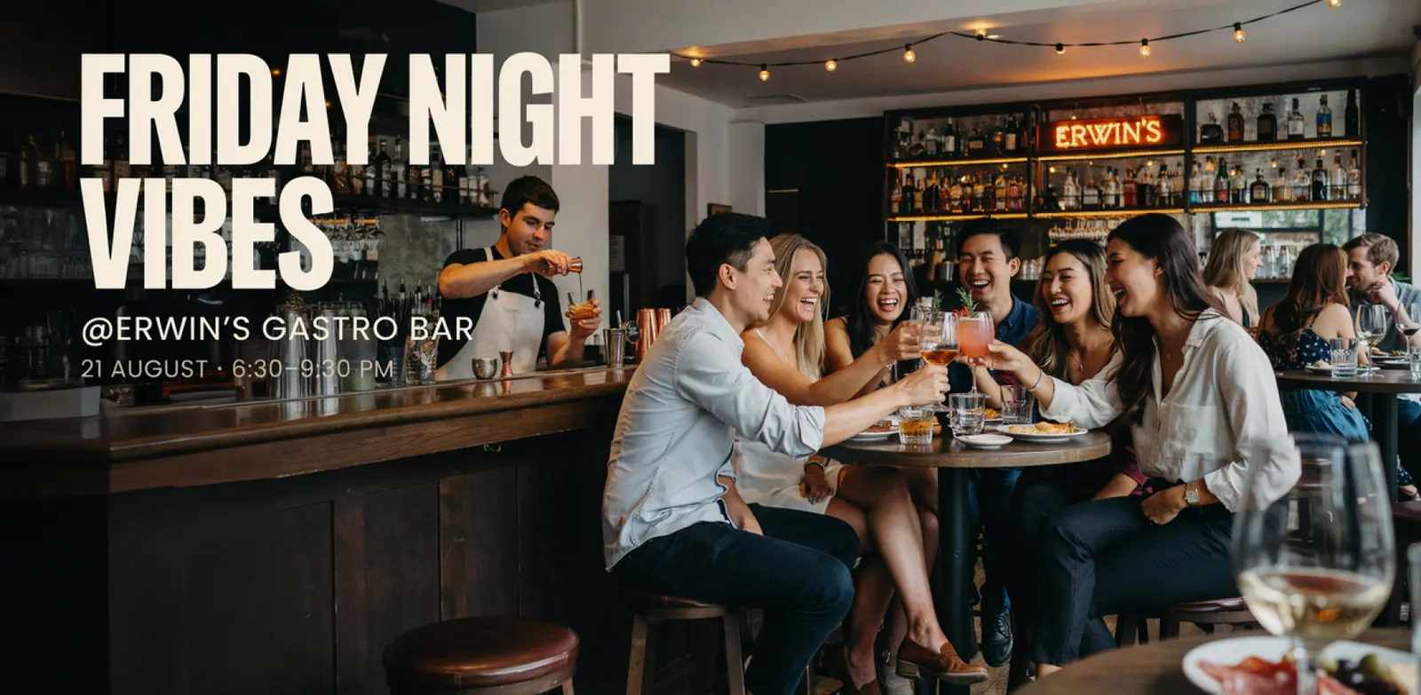 *Free Ladies Entry* Friday Night Vibes @ Erwin's Gastro Bar