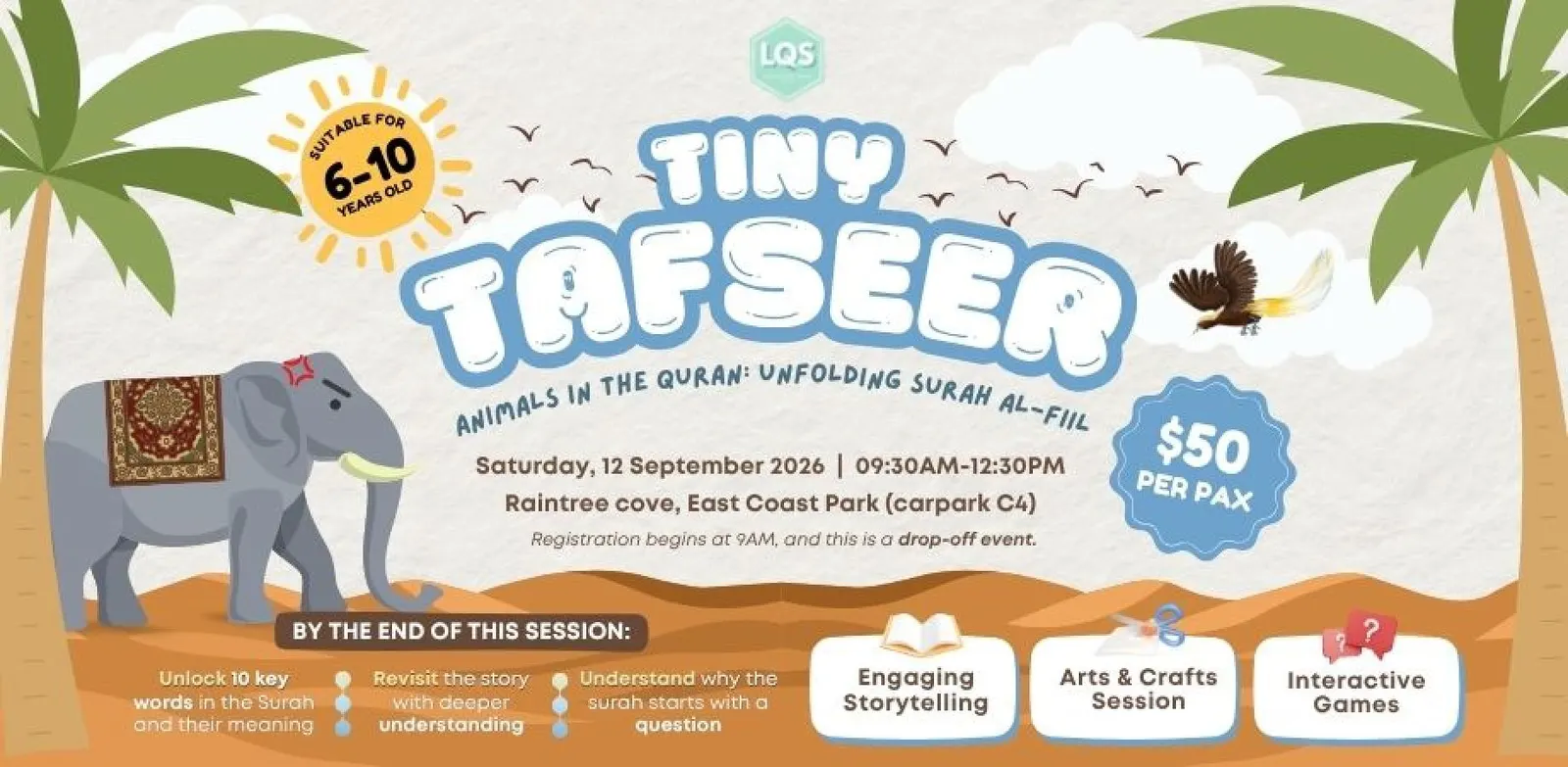 Tiny Tafseer: Animals in the Quran, unfolding Surah Al-Fiil