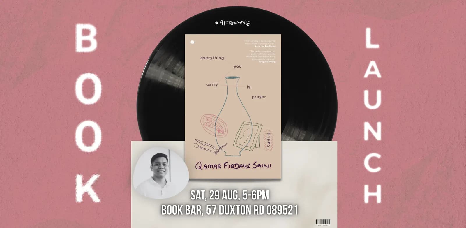 everything you carry is prayer | AFTERIMAGE Book Launch