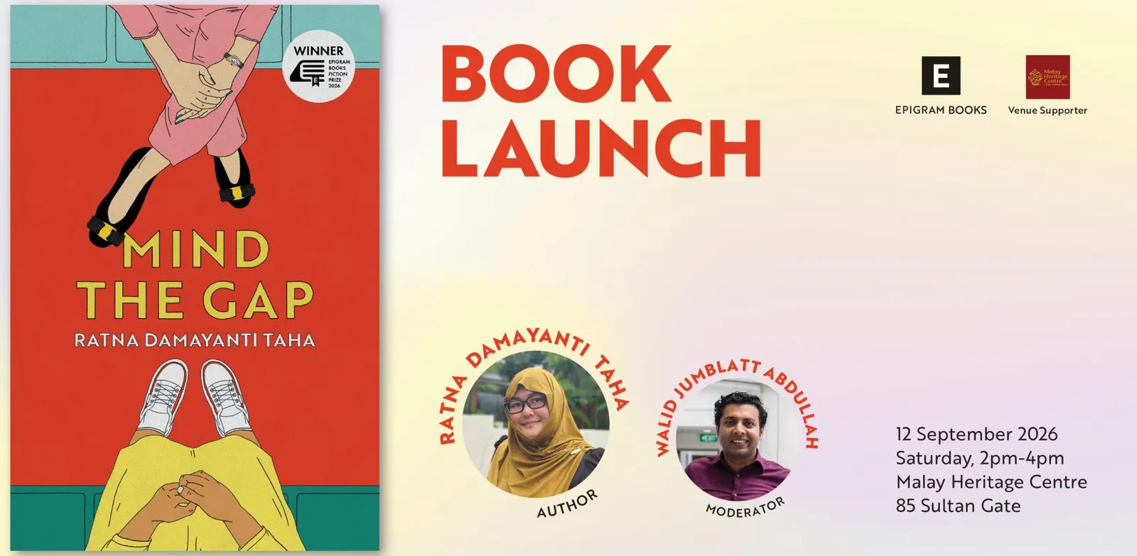 Book Launch | Mind the Gap @ Malay Heritage Centre