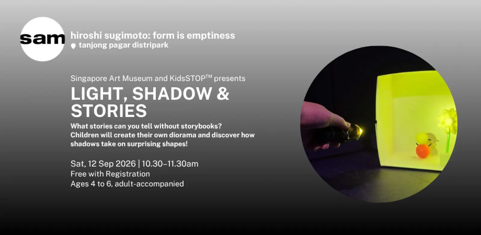 [Family Friendly Workshop] Light, Shadow & Stories!