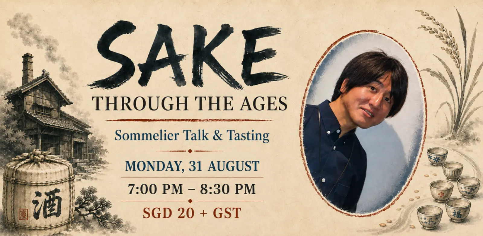 🍶 “Sake Through the Ages” – Sommelier Talk & Tasting 🍶