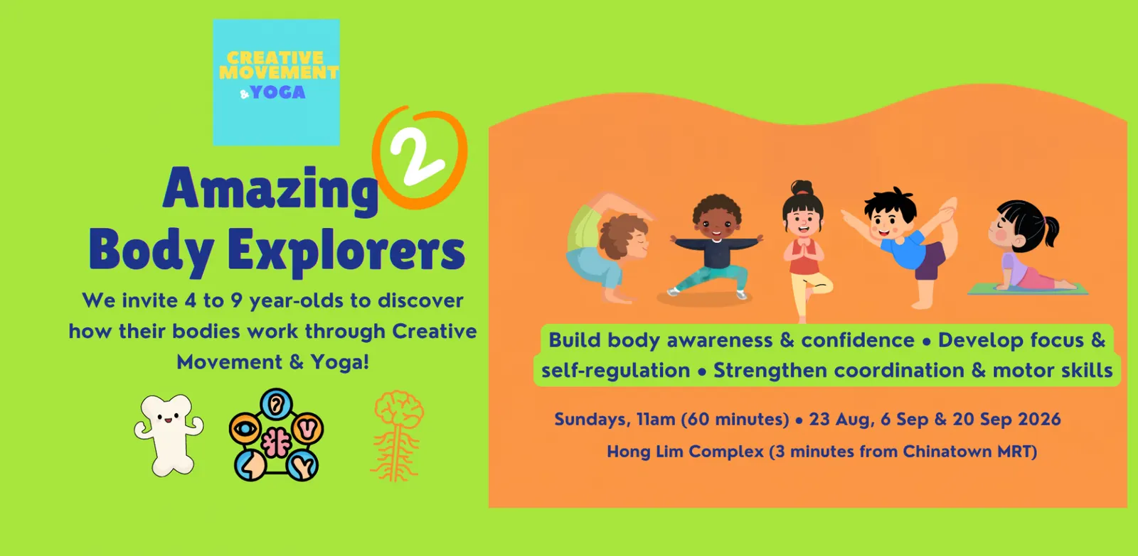 Creative Movement & Yoga for Kids Class