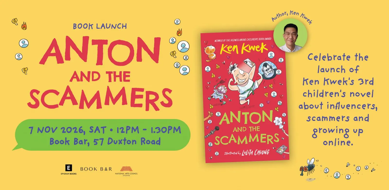 Book Launch | Anton and the Scammers