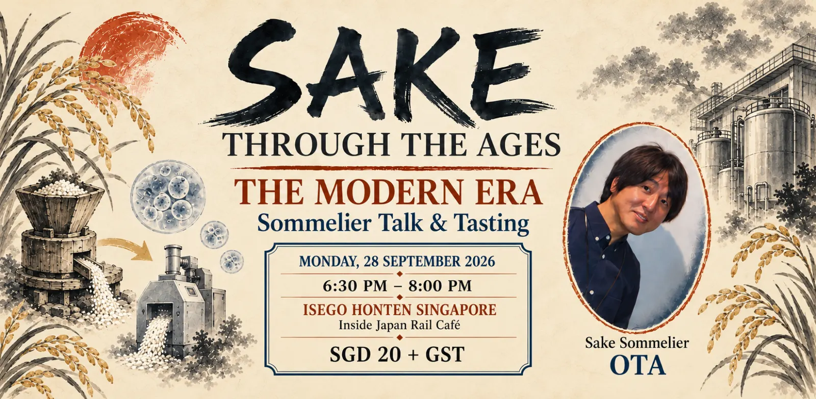 🍶 “Sake Through the Ages: The Modern Era” – Sommelier Talk & Tasting 🍶