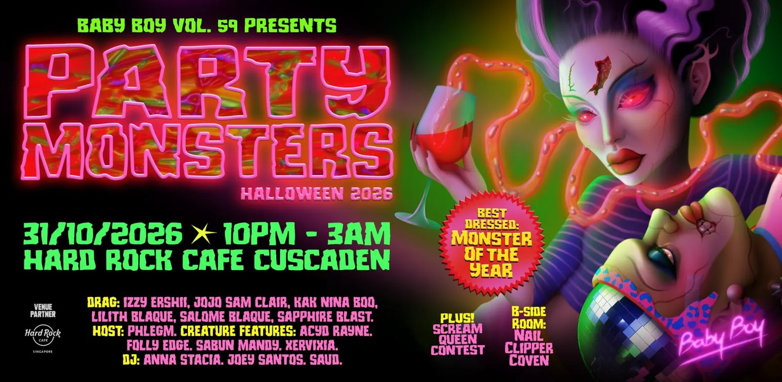 BABY BOY vol.59: PARTY MONSTERS (Halloween 2026)