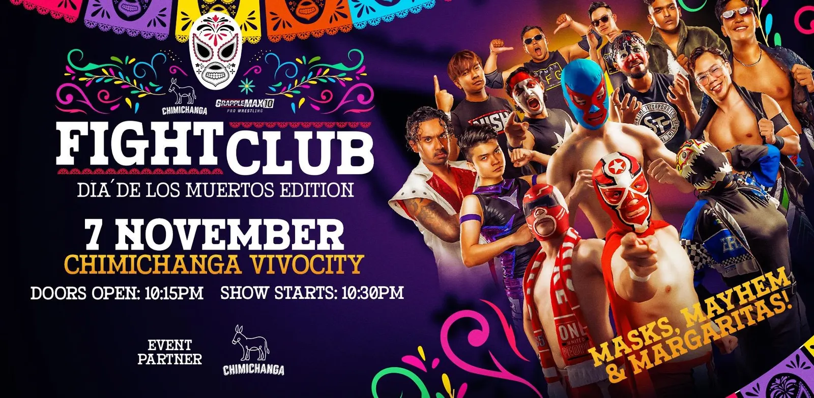 Fight Club: Día de los Muertos Edition | Grapplemax Pro Wrestling x Chimichanga