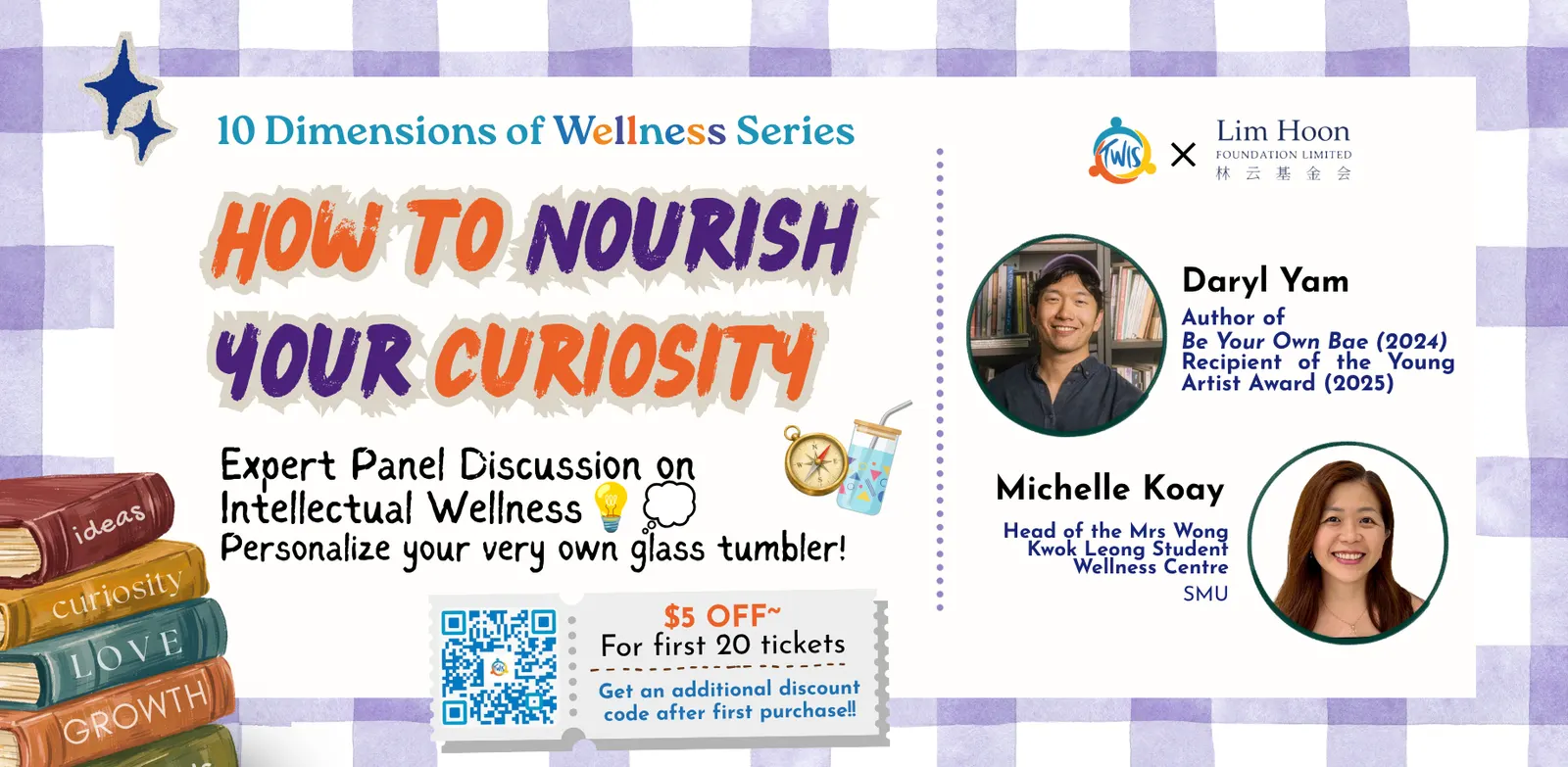 🧠 How to Nourish Your Curiosity: Expert Panel Discussion and Tumbler Decoration