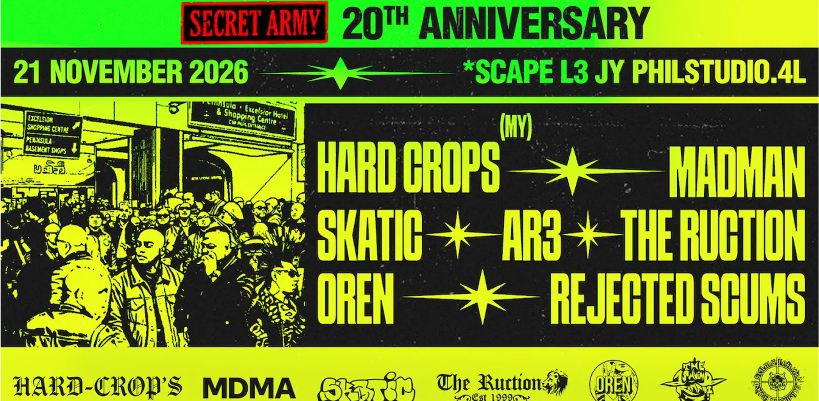Secret Army 20th Anniversary