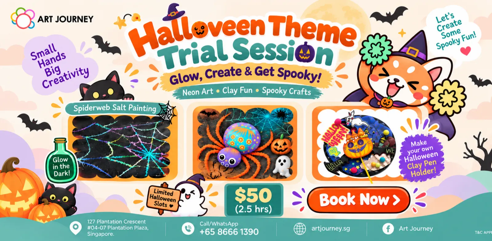 Halloween Art Trial for Kids — Glow, Create & Get Spooky