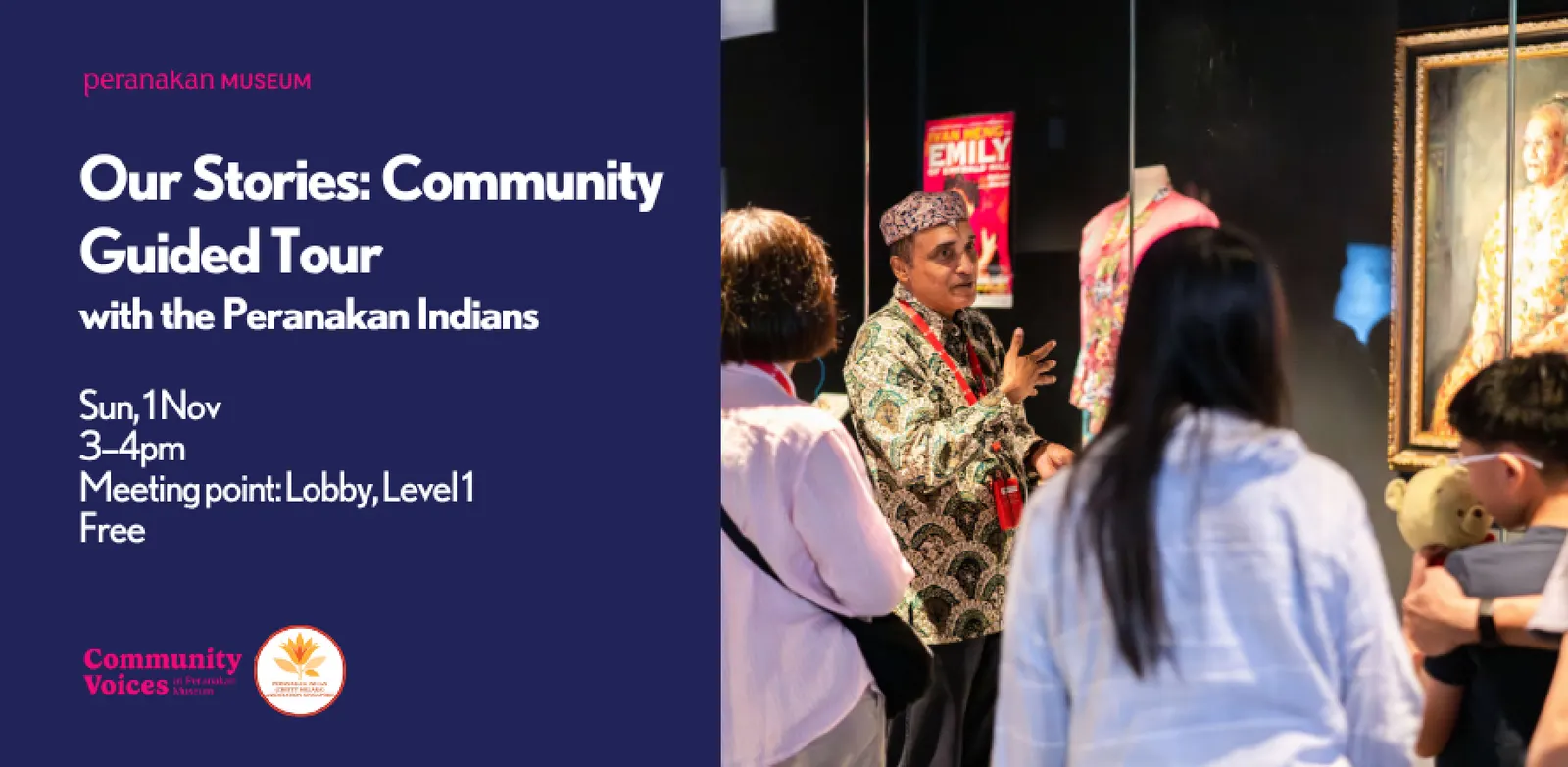 Our Stories: Community Guided Tour with the Peranakan Indians