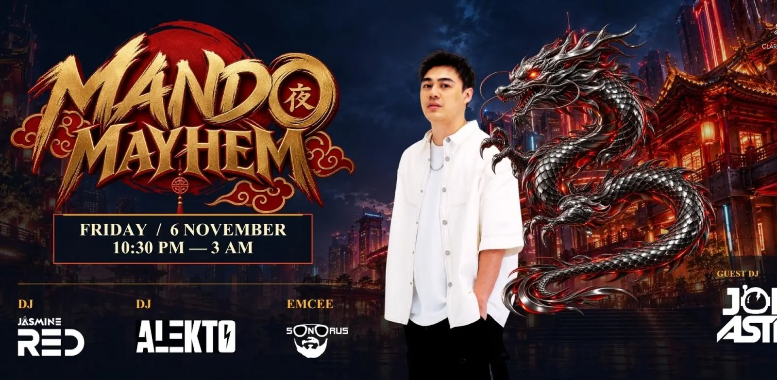 MANDO MAYHEM: A night of Mandopop Anthems, Manyao Drops & Hardstyle Madness