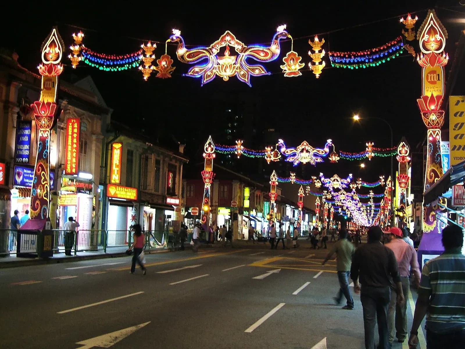 Deepavali — Deepavali Little India Singapore lights