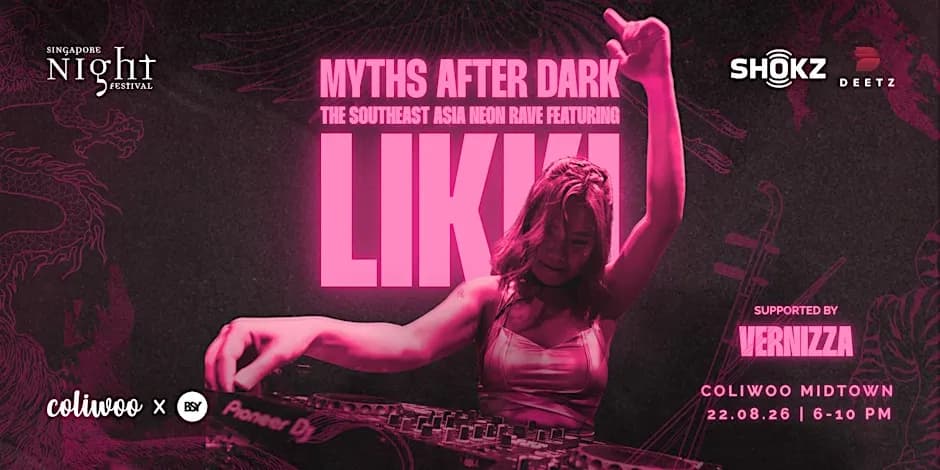 Singapore's Only Oriental Wine NEON RAVE feat. DJ LIKKI