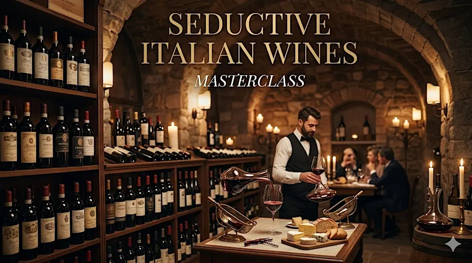 Seductive Italian Wines Masterclass
