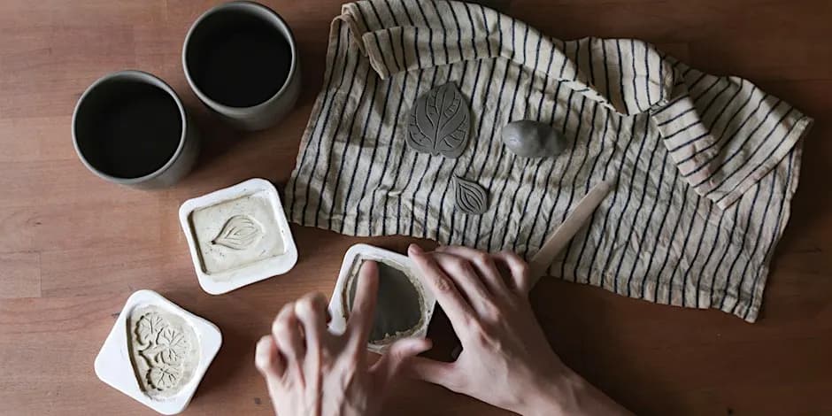 Contours of Ulam: Embossed Ceramic Cup Workshop