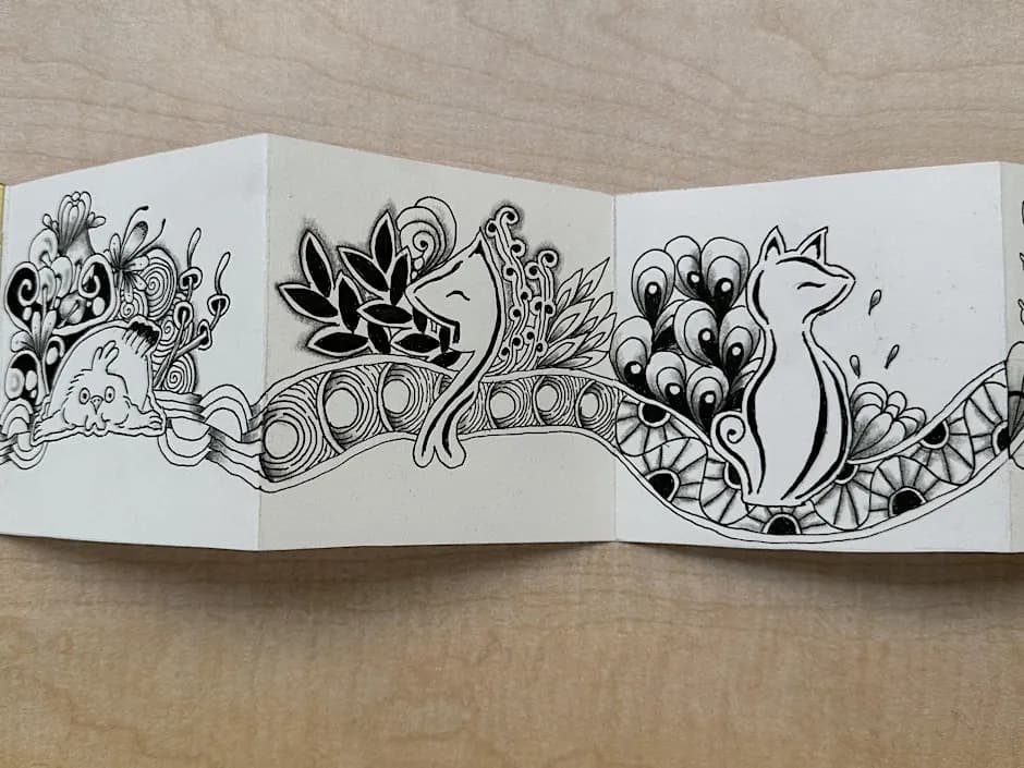 Zentangle X Art Booklet by Joni
