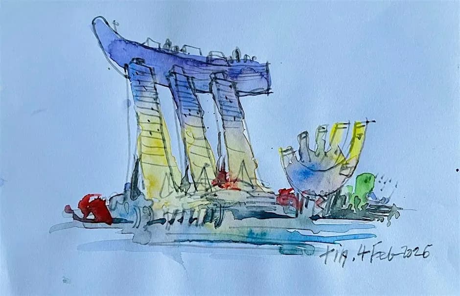 Pen Ink Drawing Course (Beg) by Tia
