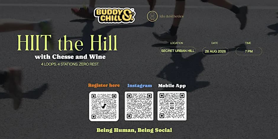 HIIT THE HILL Run — with Cheese and Wine
