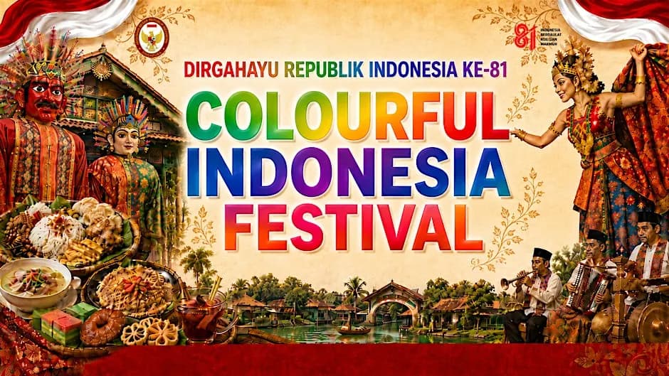 DIRGAHAYU KE-81 REPUBLIK INDONESIA - COLOURFUL INDONESIA FESTIVAL