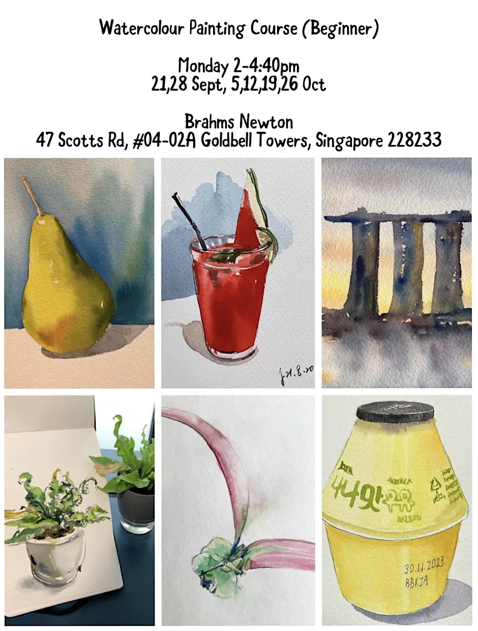 Watercolour Painting Course (Beg) by Janice