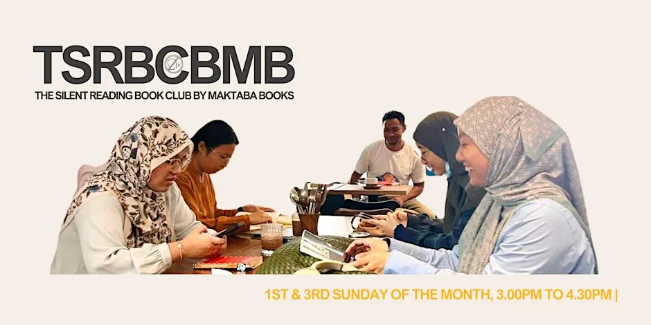 The Silent Reading Book Club By Maktaba Books - 6 September 2026