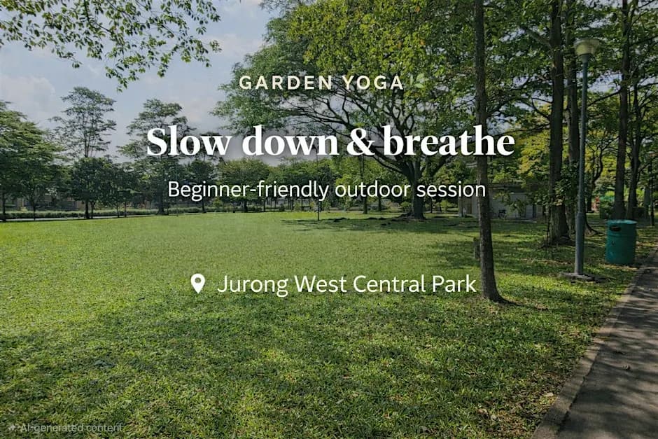 Grounding & Restorative Garden Yoga at Jurong Central Park (12 Sep 2026)