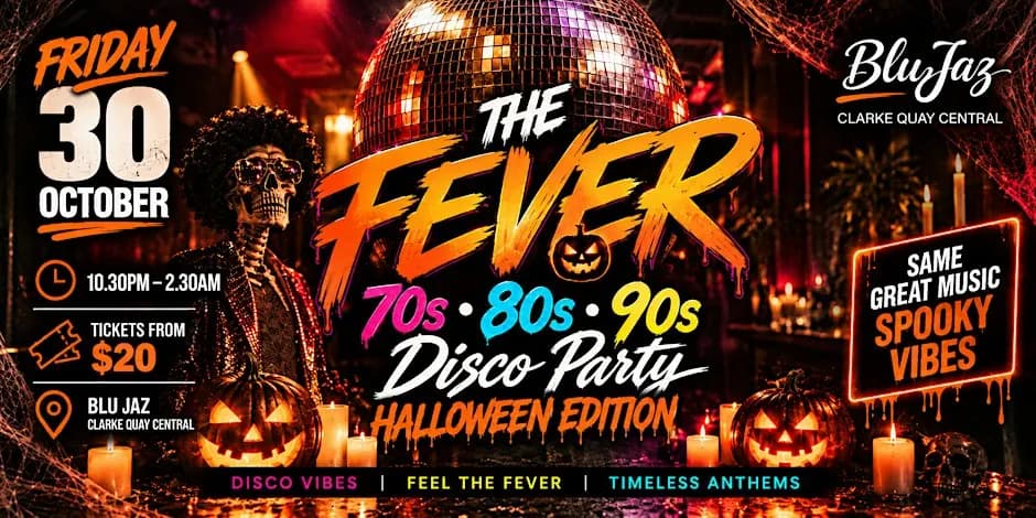 The Fever: 70s, 80s & 90s Disco Party - Halloween Edition