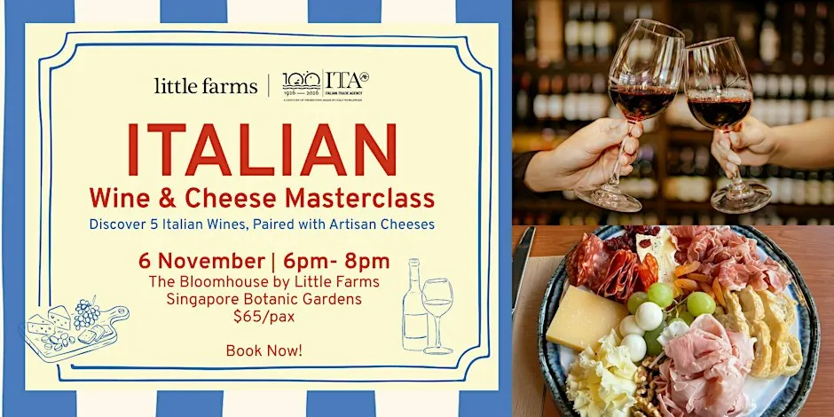 Italian Wine & Cheese Masterclass