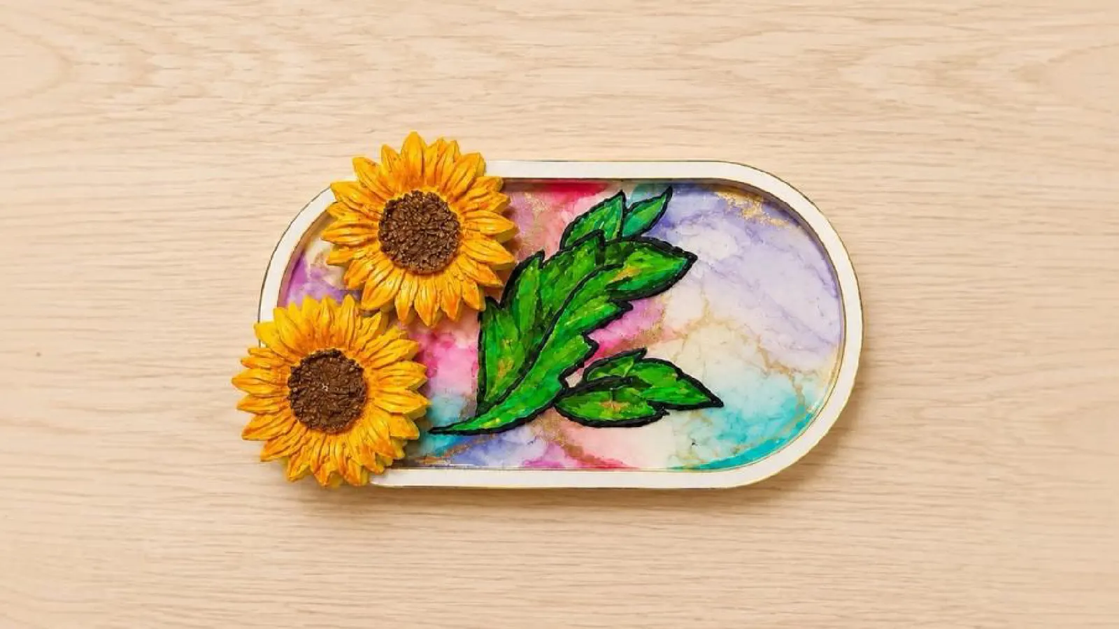 Get Crafty! – Sunflower Tray by Esty Art