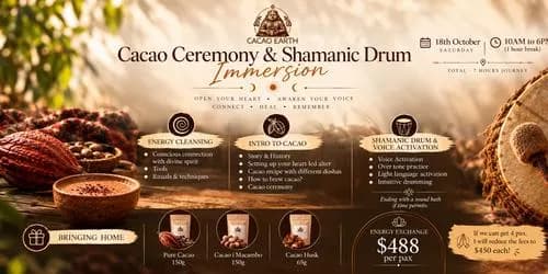 Cacao & Shamanic Drumming Immersion