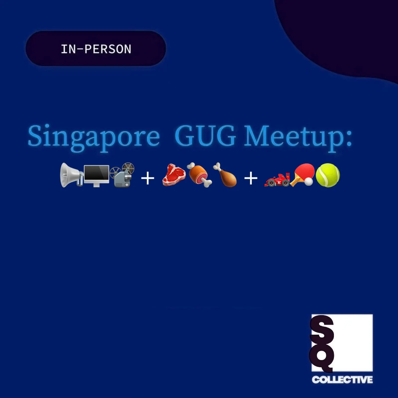 ANight: Meaty Dinner Prefs + Tech Showcase/Announcing (Open Submission) + Padel/Pickleball = 🥩🍖🍗 + 📢🖥️📽️ + 🏎️🏓🎾🏃♂️🏃♀️🎠