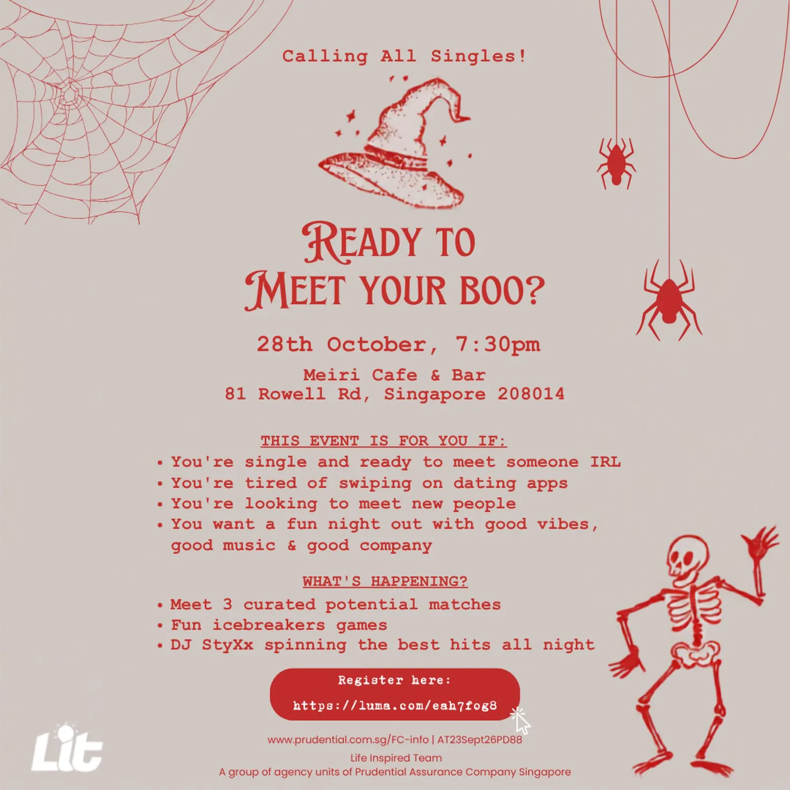 Meet Your Boo: A Halloween Singles’ Mixer