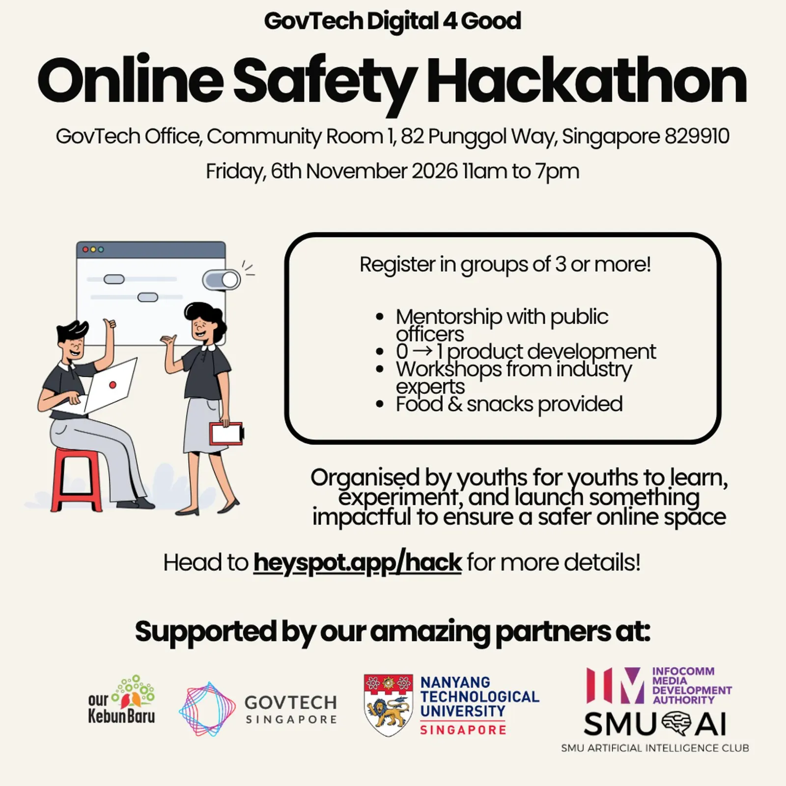 GovTech Digital4Good Online Safety Hackathon