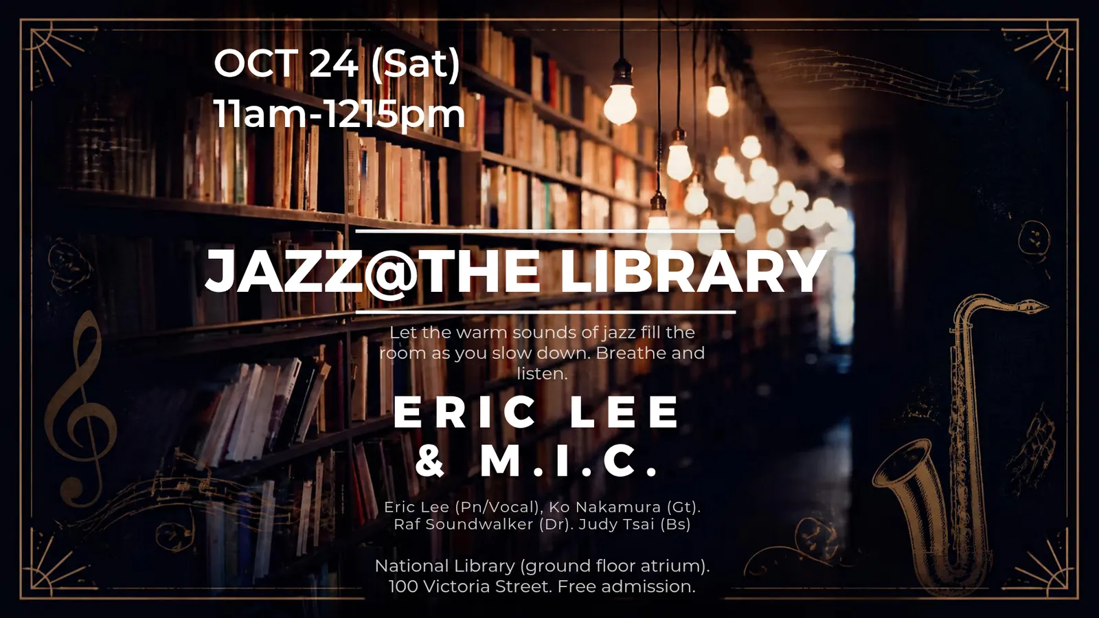 JAZZ@THE LIBRARY | Eric and M.I.C.