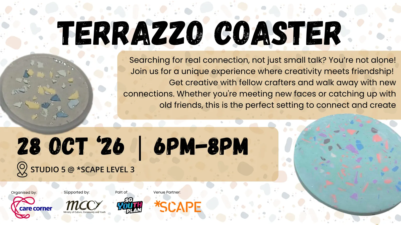 Terrazzo Coaster Workshop