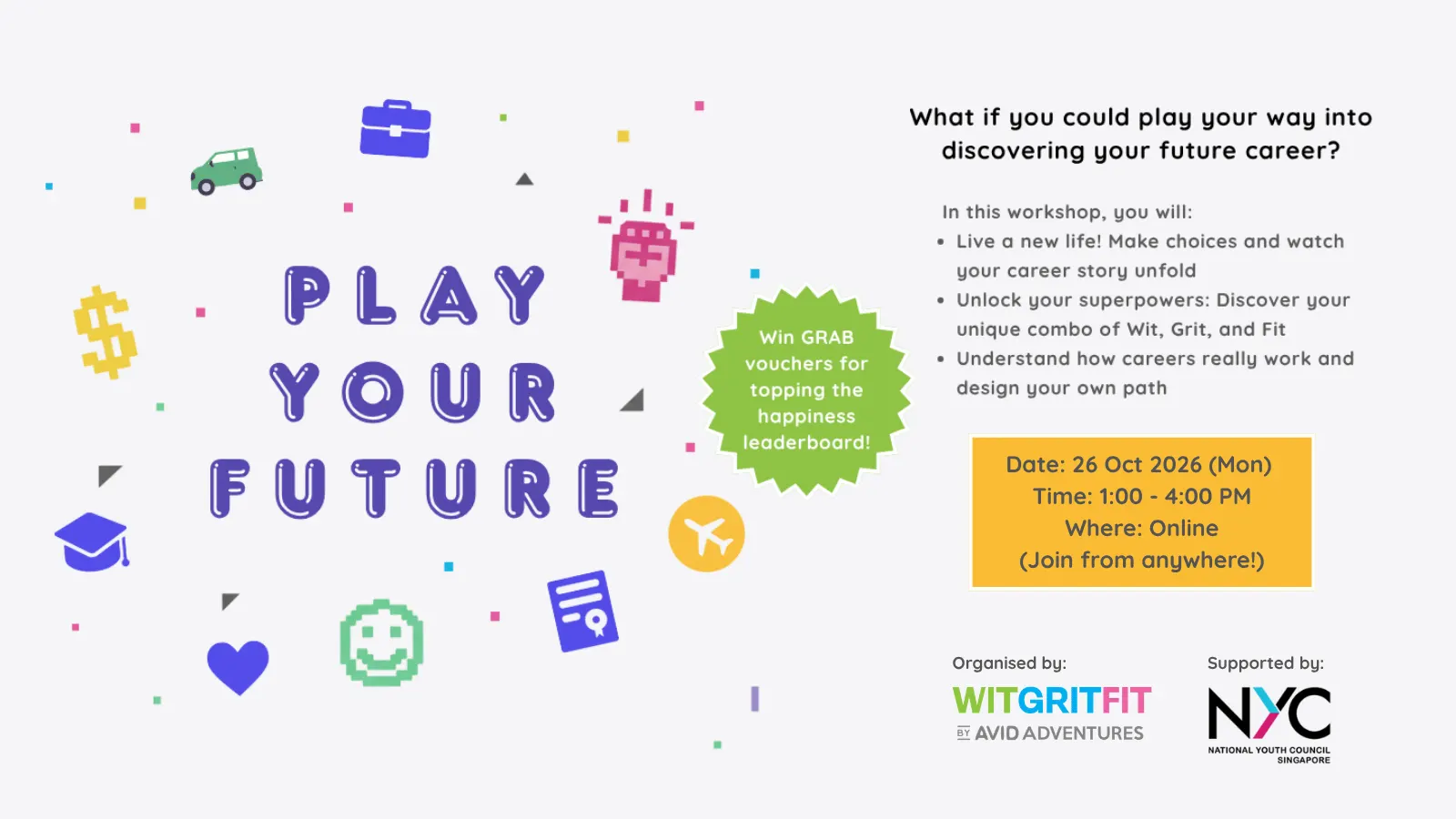 Play Your Future at the WITGRITFIT Career Simulation Workshop