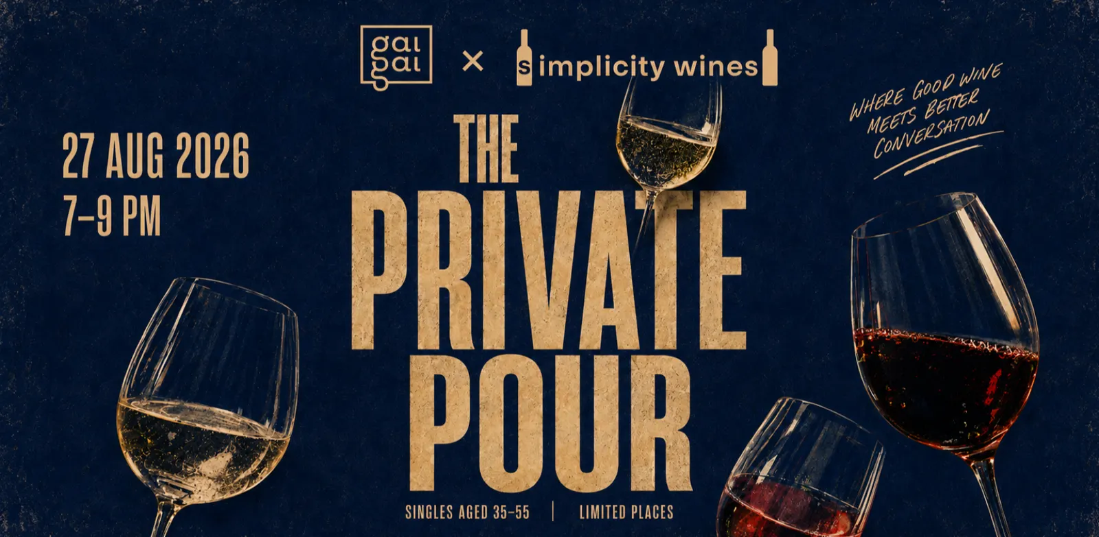 The Private Pour - Wine Appreciation Class for Singles