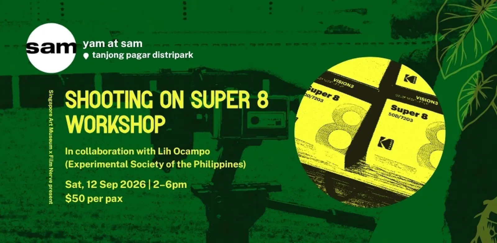 Shooting on Super 8 workshop by Lih Ocampo (Experimental Society of the Philippines)