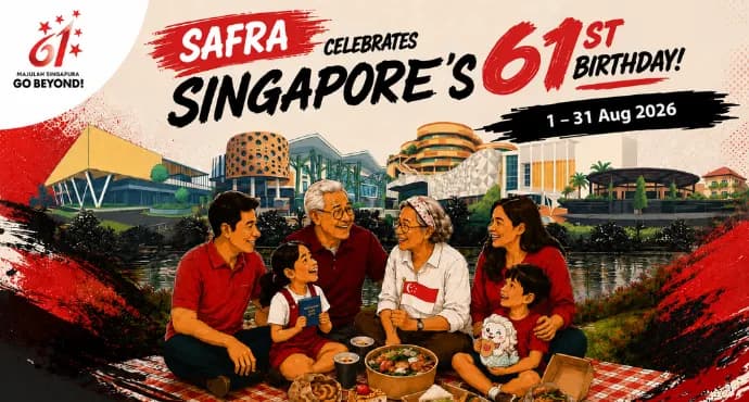 SAFRA Celebrates Singapore's 61st Birthday