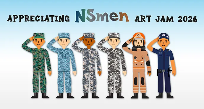Appreciating NSmen Art Jam 2026