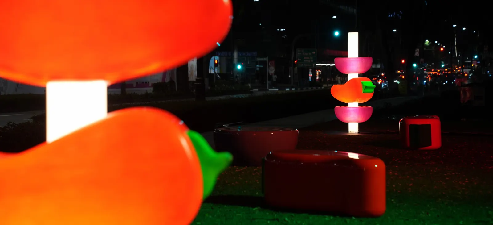 Plant chilli then no rain! — festival artwork